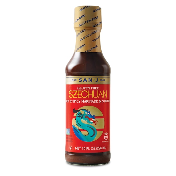 San-J International San-J Gluten Free Szechuan Sauce 10 oz., PK6 075810120200 - main